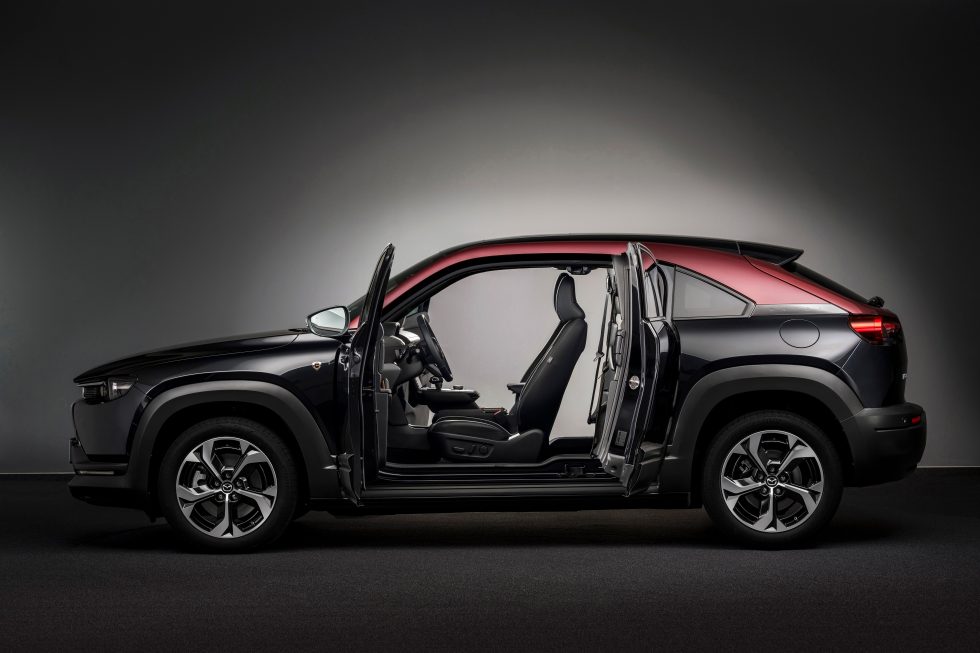 Mazda MX30 eSkyactiv REV revealed at Brussels Motor Show UK pricing and specification